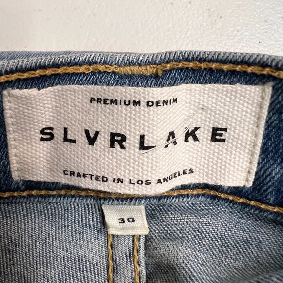 SLVRLAKE Straight Leg Jeans Size 30 NWT - Picture 7 of 9